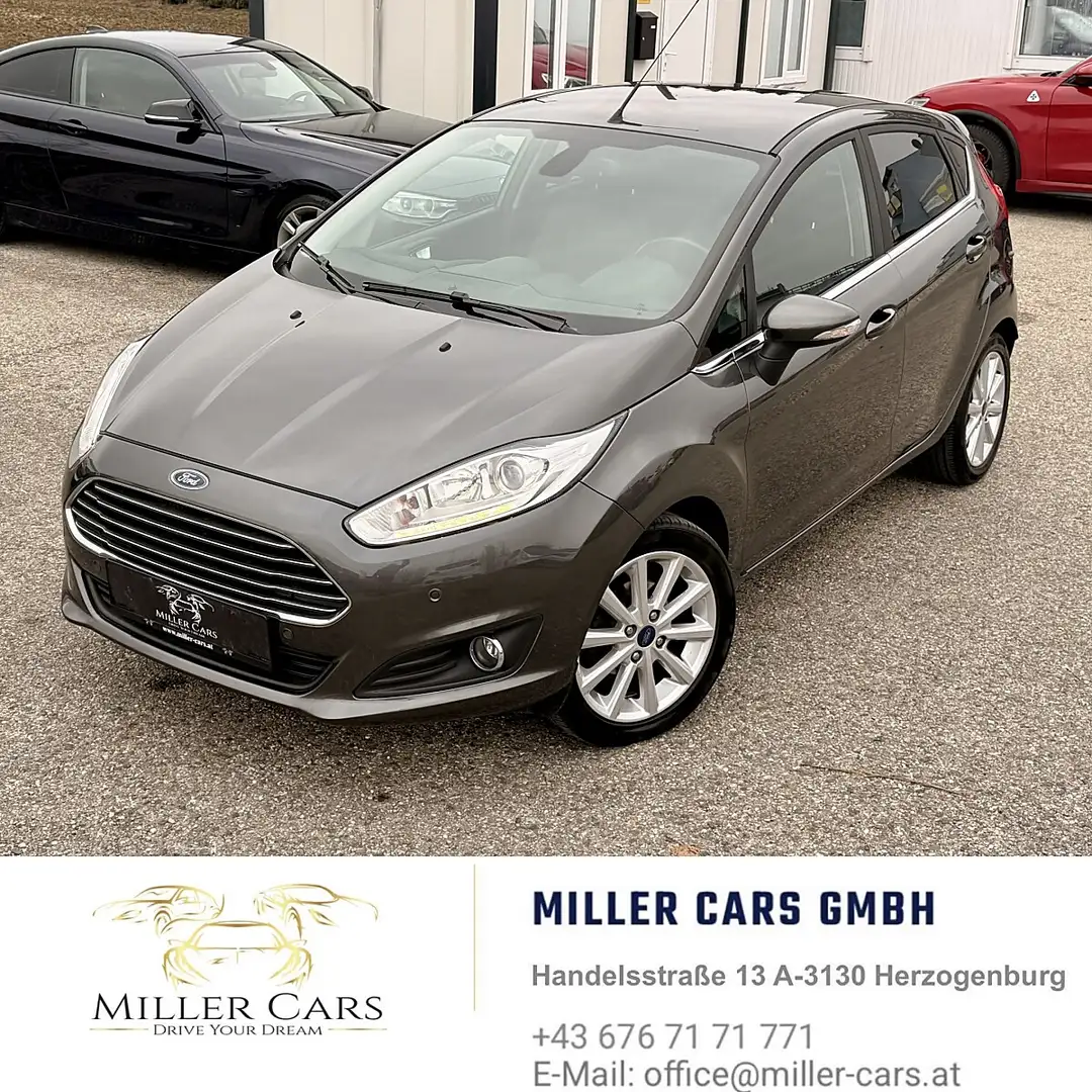 Ford Fiesta Titanium 1,0 EcoBoost Start/Stop*Erstbesitz*mit... Grau - 1