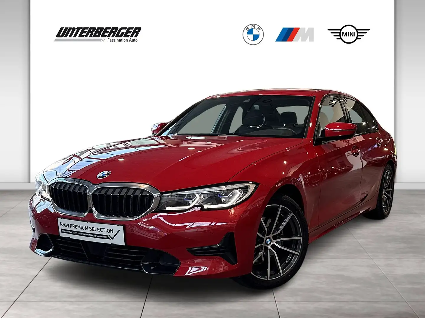 BMW 320 i xDrive Limousine G20 B48 Sport Line HiFi Rouge - 1