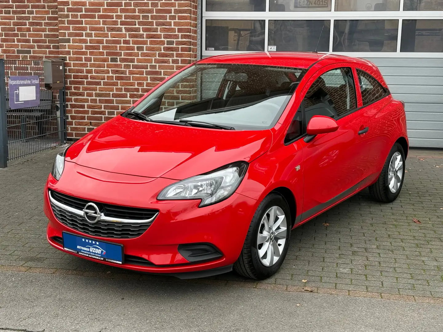 Opel Corsa E Selection*Klima*ALU*EFH*erst 77.TKM.*1.Vorb.*SH. Rot - 1