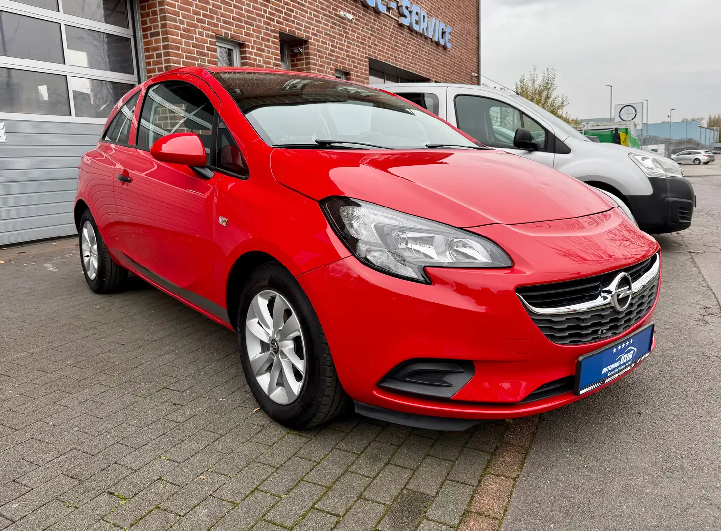 Opel Corsa E Selection*Klima*ALU*EFH*erst 77.TKM.*1.Vorb.*SH. Rot - 2
