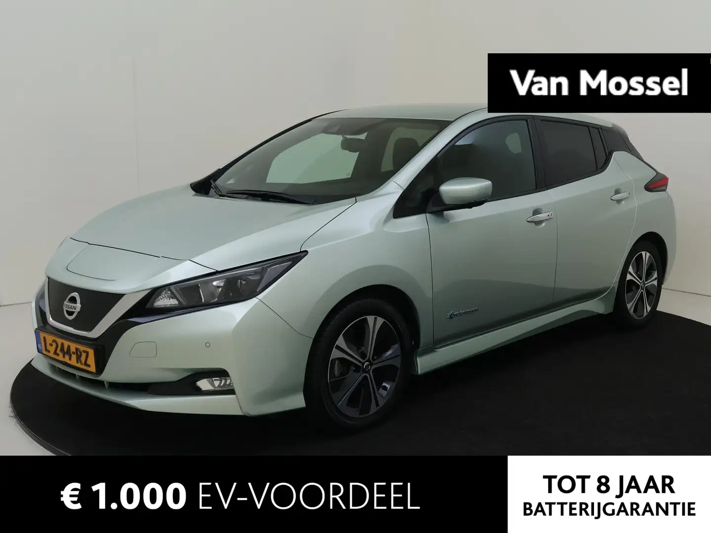 Nissan Leaf N-Connecta 40 kWh | Trekhaak | Half leder | blueto Grijs - 1