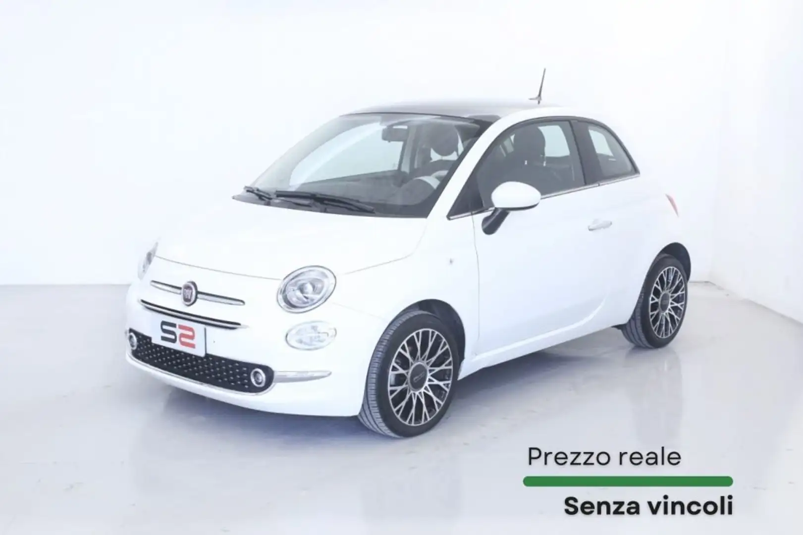 Fiat 500 1.0 Hybrid Tetto panoramico/Neopatentati/Uconnect Bianco - 1