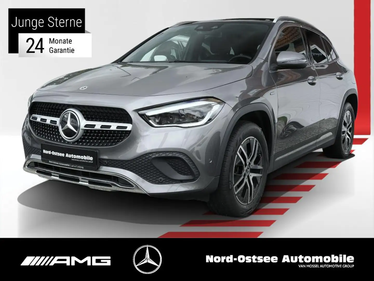 Mercedes-Benz GLA 250 e PROGRESSIVE HUD PANO MULTIBEAM TOTWINK Gris - 1