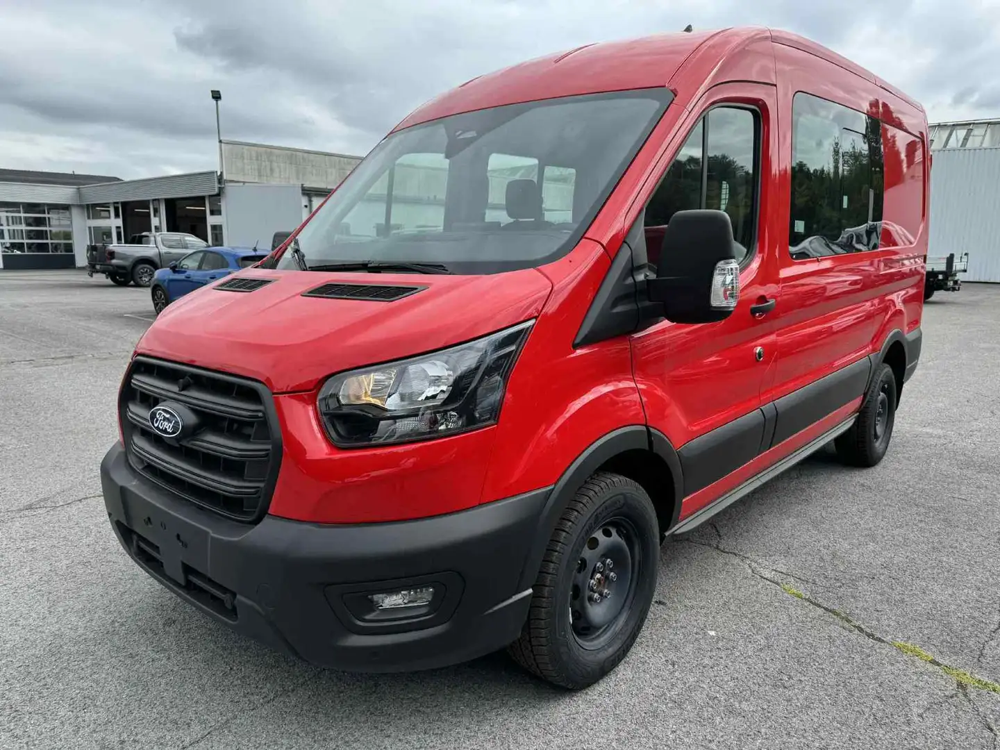 Ford Transit Doppelkabine Trend DoKa *AHK*Klima*RFK* Roşu - 1