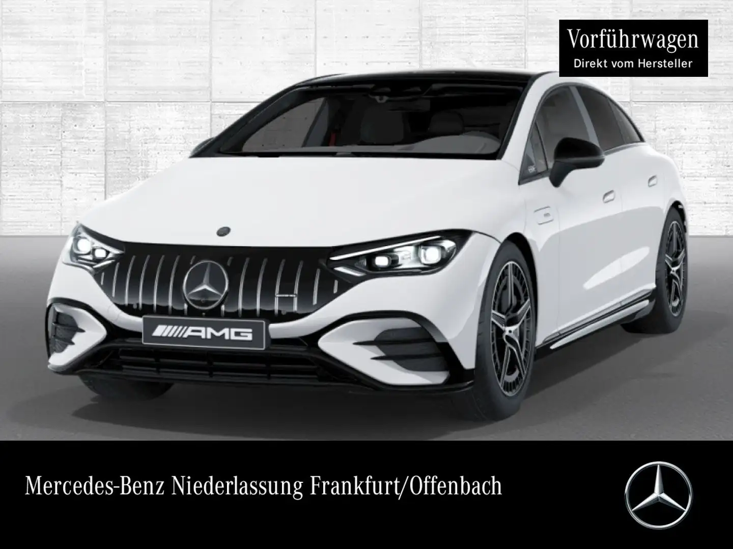 Mercedes-Benz EQE 53 AMG 4M Fahrass Airmat Pano Burmester Distr. Bílá - 1