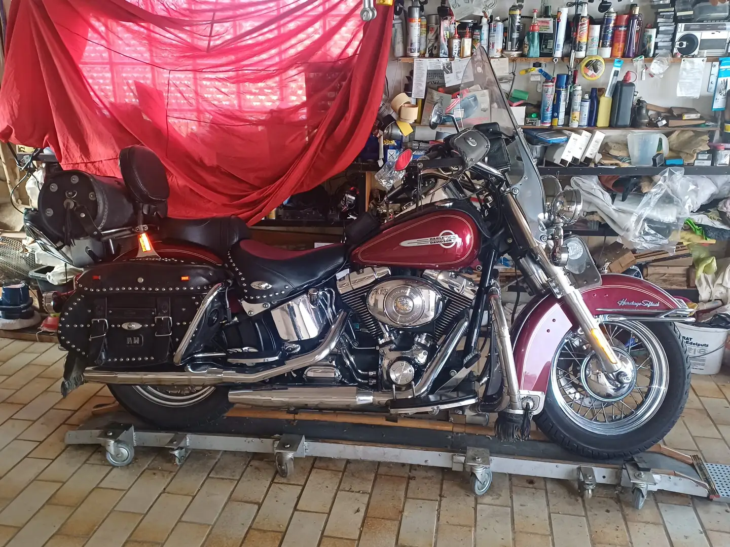 Harley-Davidson Heritage Roşu - 1