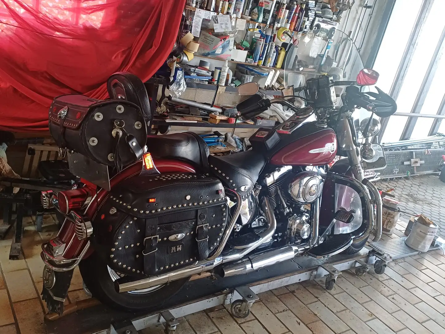 Harley-Davidson Heritage Roşu - 2