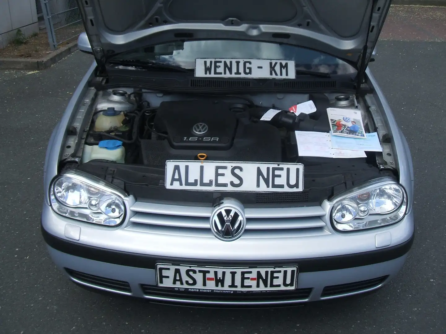 Volkswagen Golf 1.6* WIE-NEU*AUTOMATIK*1.Hand*A.w.TÜV-ALLES-NEU Silber - 1
