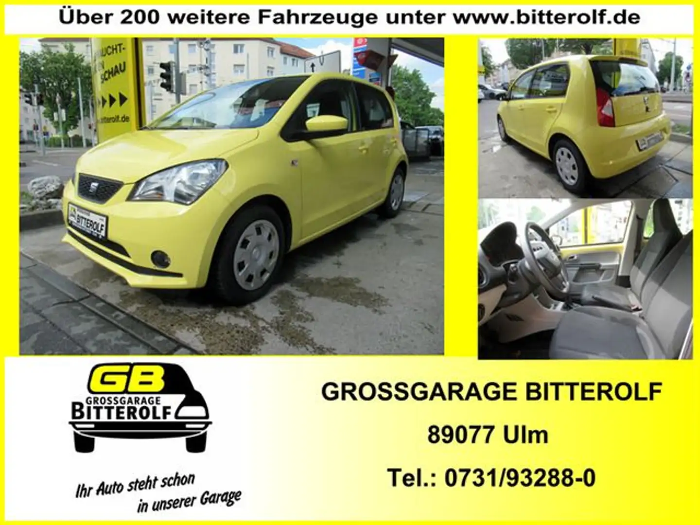 SEAT Mii 1.0 Style 5-türig Klima/SHZ/PDC/Tempo Gelb - 1