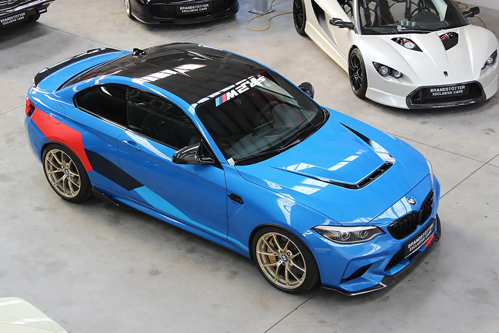 BMW M2 CS Keramikbremsen-Ö-Auto-1. Besitz-Vollausstattung Blau - 2