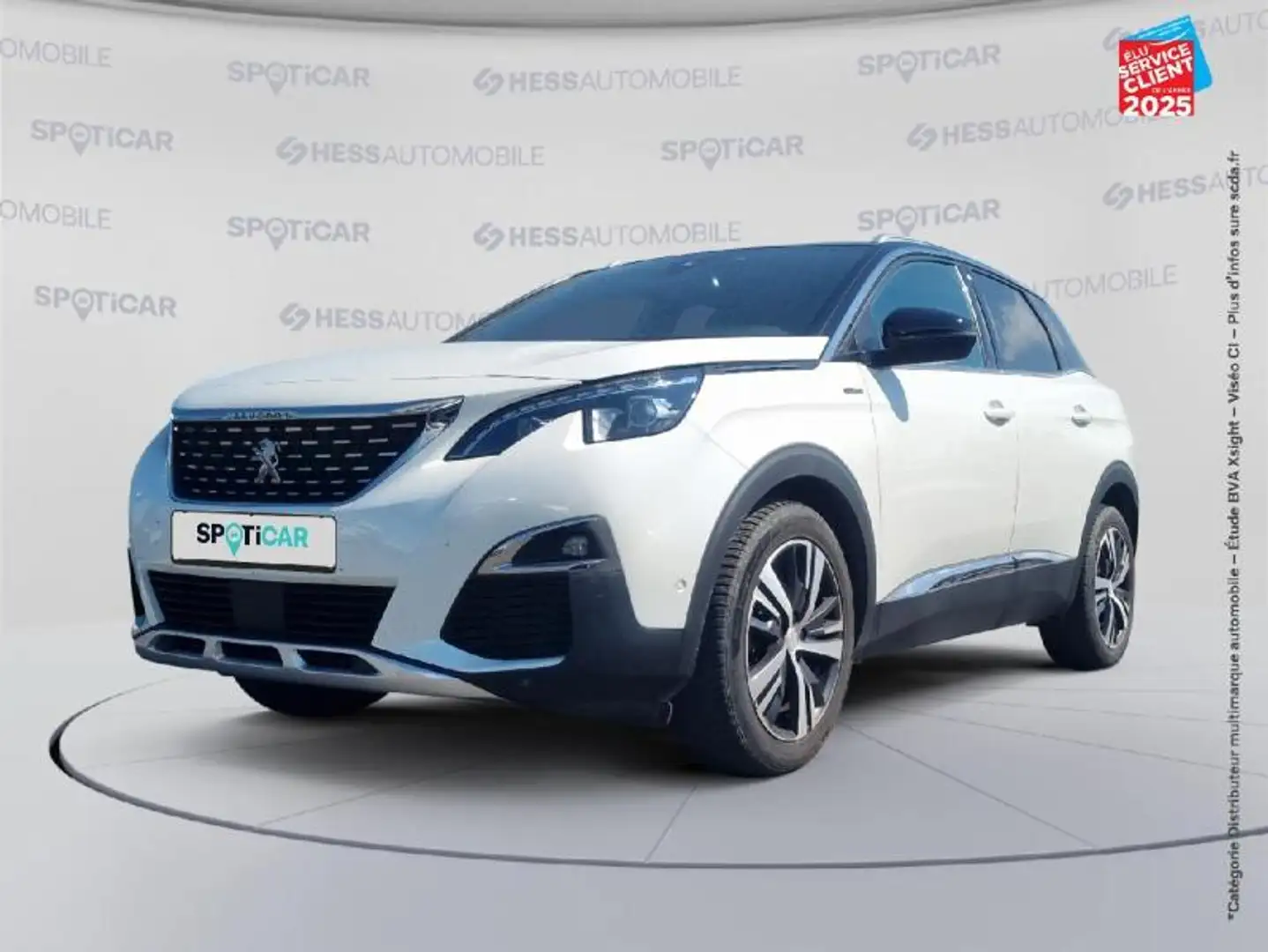 Peugeot 3008 1.2 PureTech 130ch S\u0026S GT Line Blanc - 1