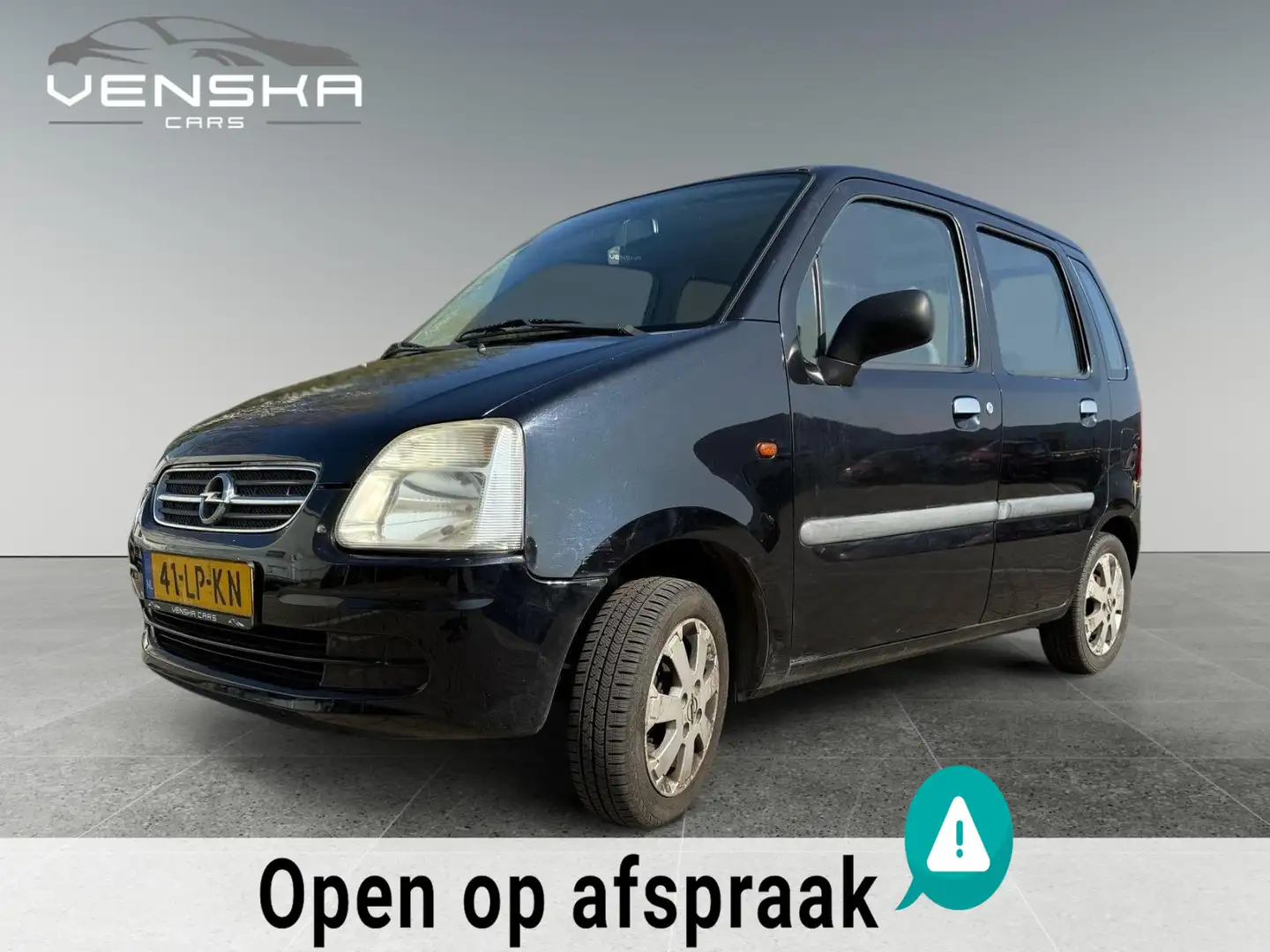 Opel Agila 1.2-16V Star Edition Zwart - 1