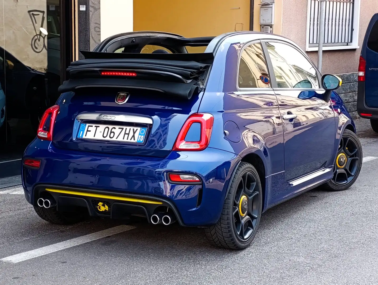 Abarth 595C 1.4 t-jet Pista 160cv my20 Cabriolet Blau - 2