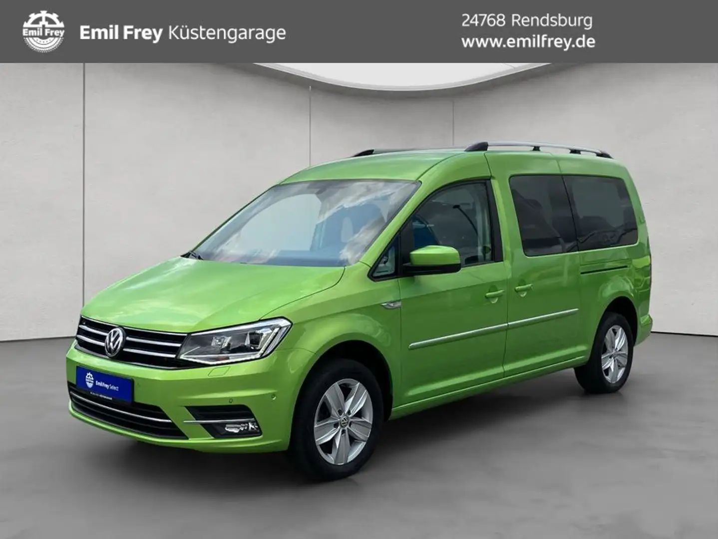 Volkswagen Caddy Highline 2,0 TDI AHK Xenon Leder Grün - 1