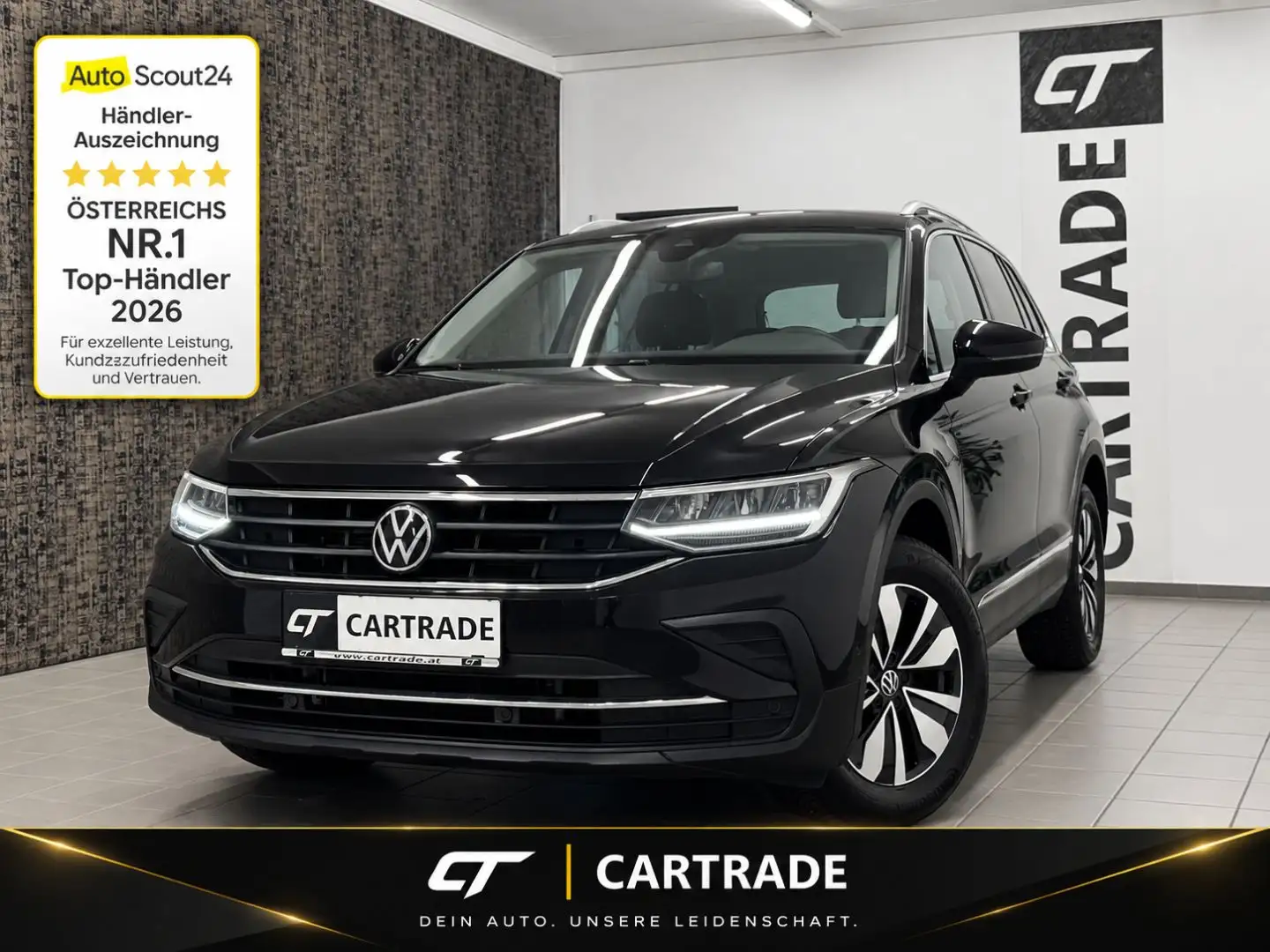 Volkswagen Tiguan 1.5 TSI BMT/Start-Stopp Life OPF/LED/ACC/NAVI/RÜC Schwarz - 1