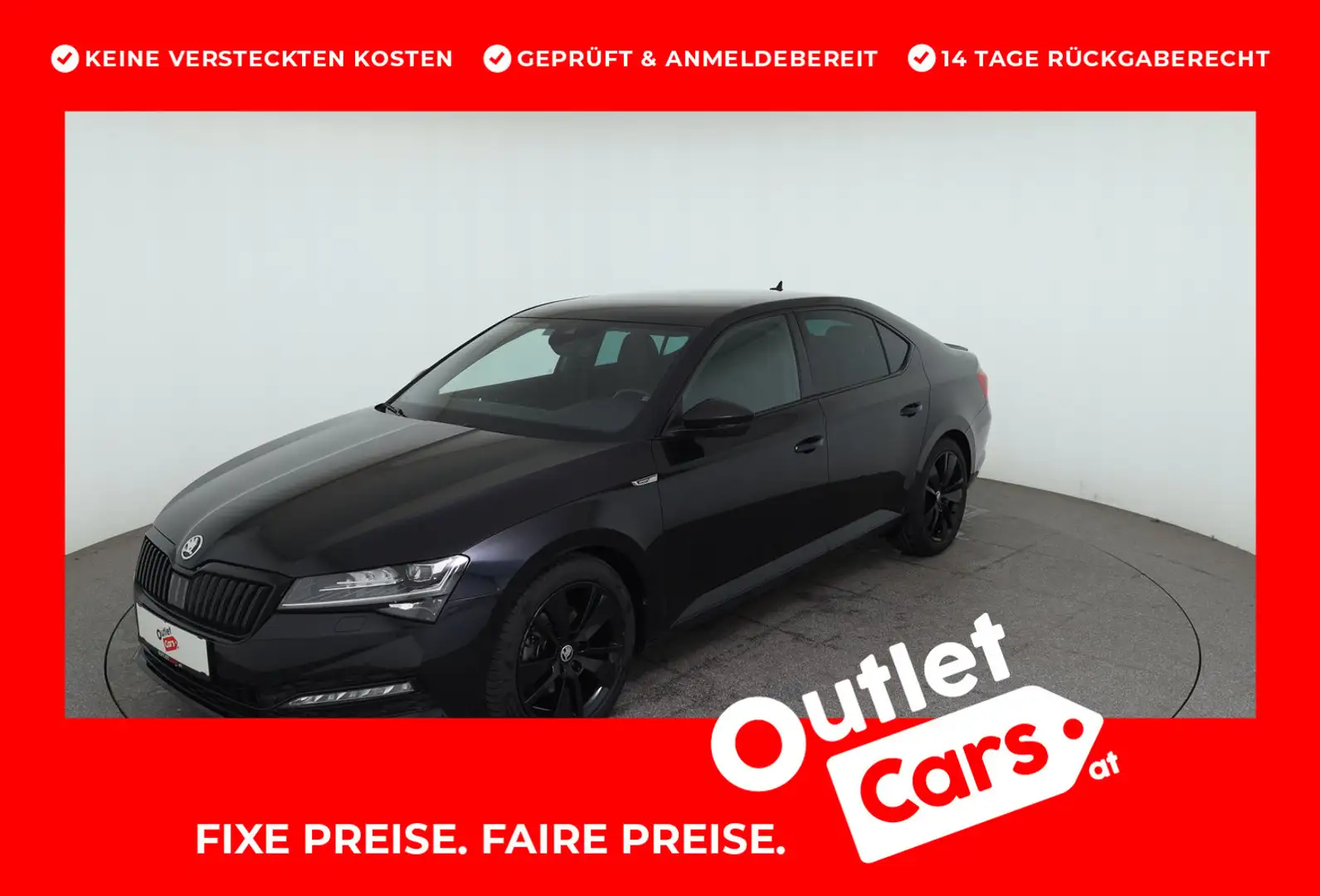 Skoda Superb SPORTLINE TDI DSG Schwarz - 1