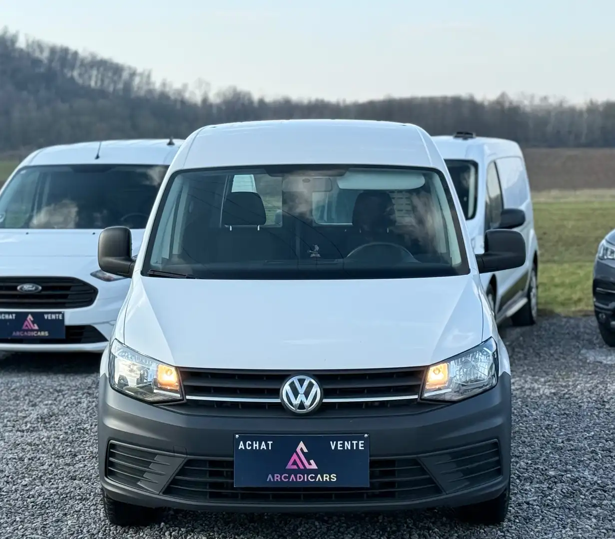 Volkswagen Caddy UTILITAIRE AUTOMATIQUE 113000KM CARNET COMPLET Blanc - 2