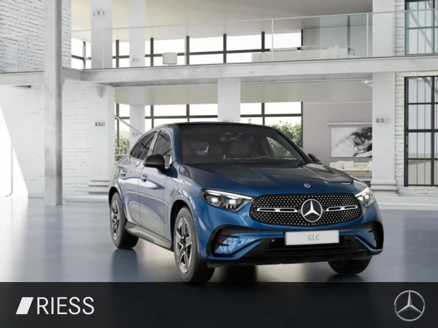 Mercedes-Benz GLC 300 d 4MATIC Coupé 360 ACC AHK AUT DynLicht Blau - 2