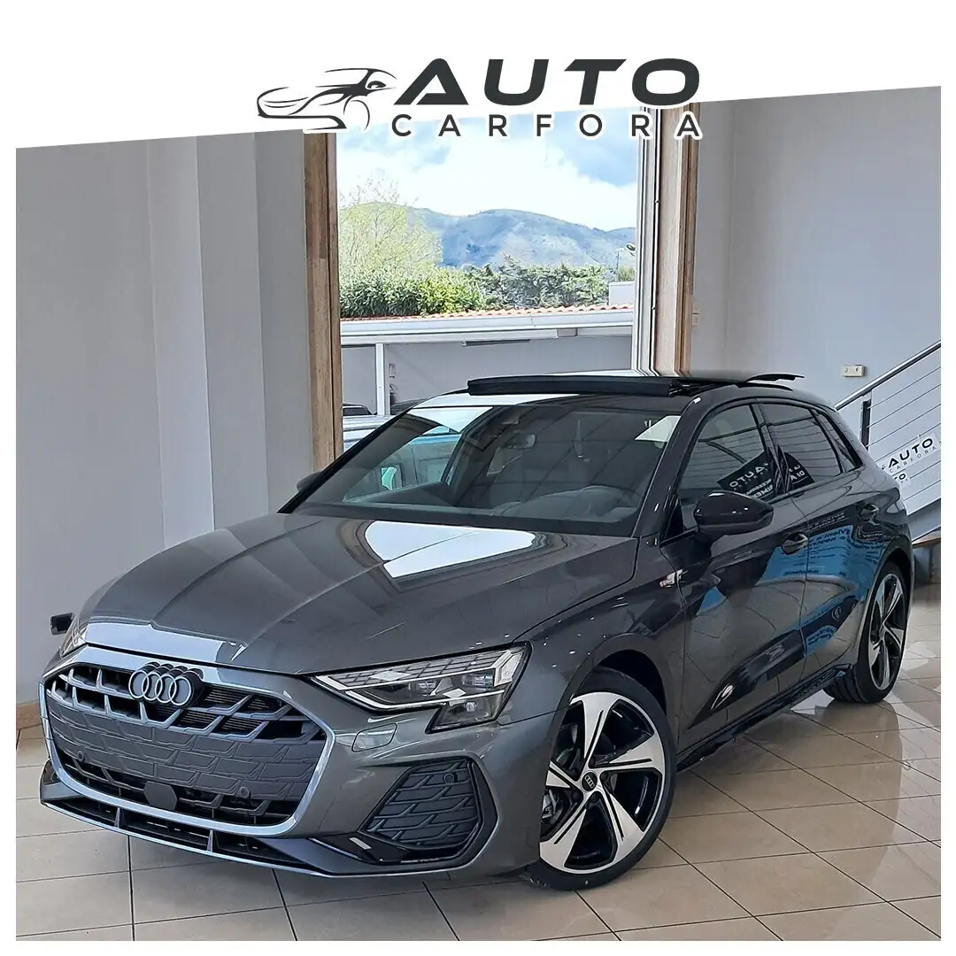 Audi A3 SPB 35 TDI Identity Black km0 2025|tetto R19" red Grigio - 1