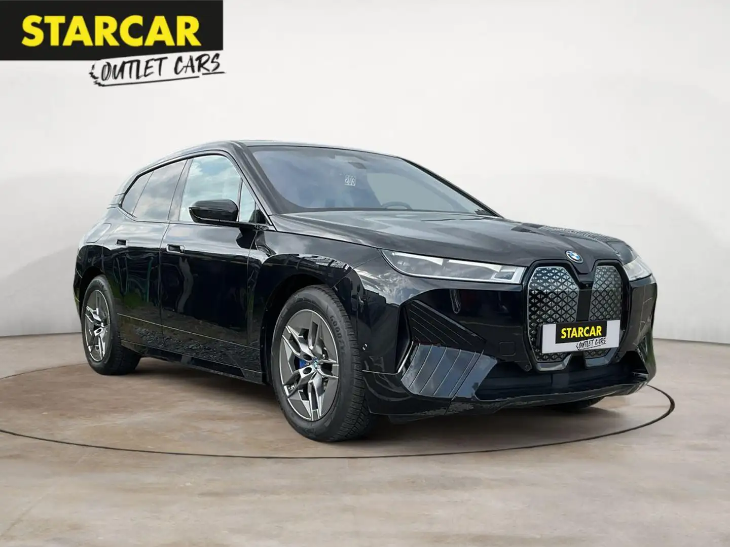 BMW iX 40 xDRIVE SPORTPAKET+PANO+HUD+ACC+LASER+AHK+360° Schwarz - 1