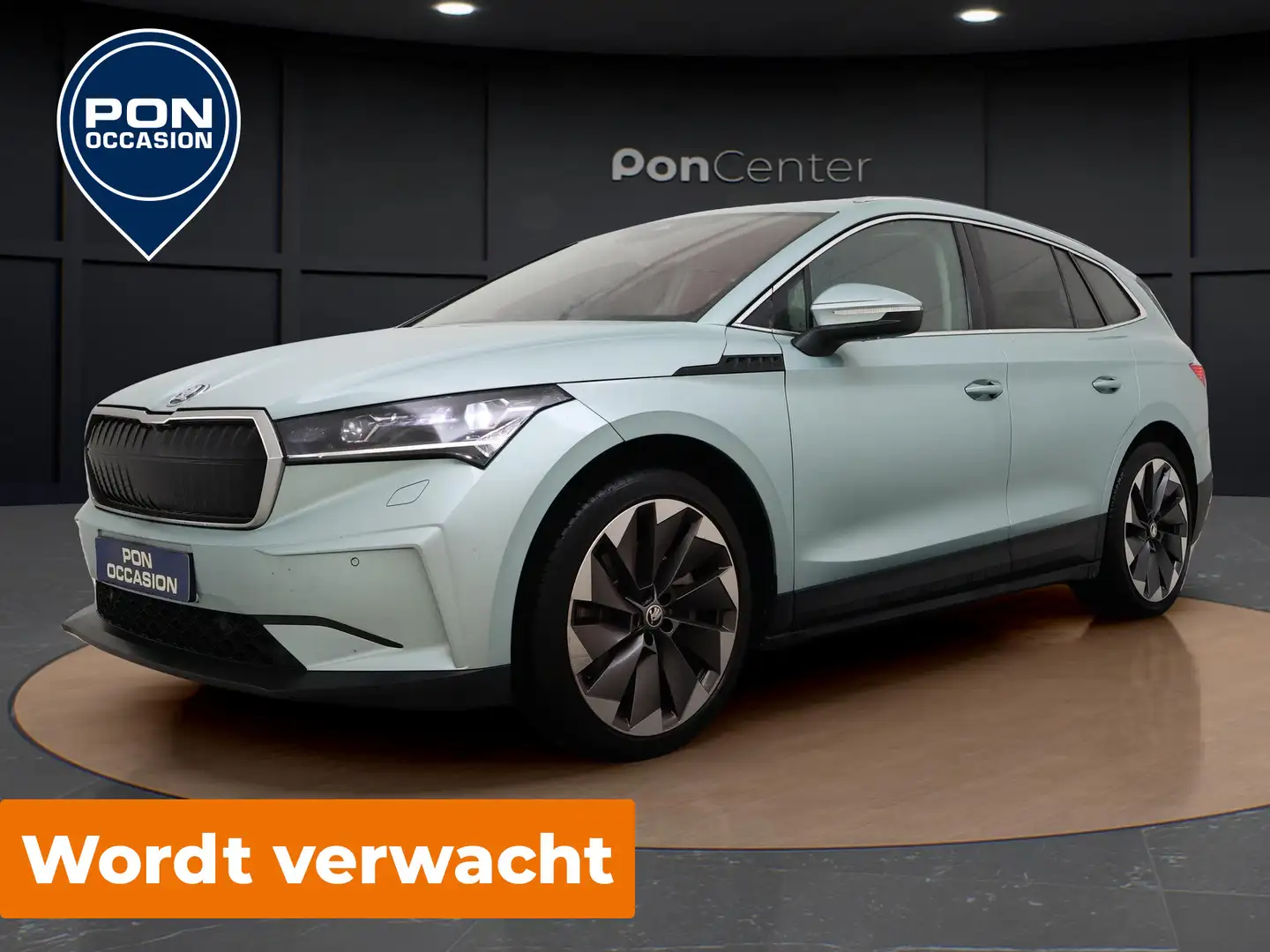 Skoda Enyaq iV 80 | Leder | Warmtepomp | Side Assist | Matrix Grijs - 1