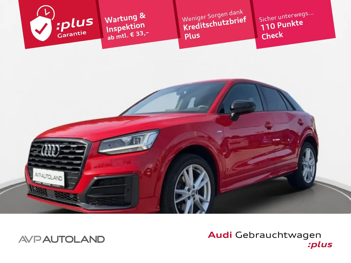Audi Q2 35 TDI quattro Stronic sport Rot - 1