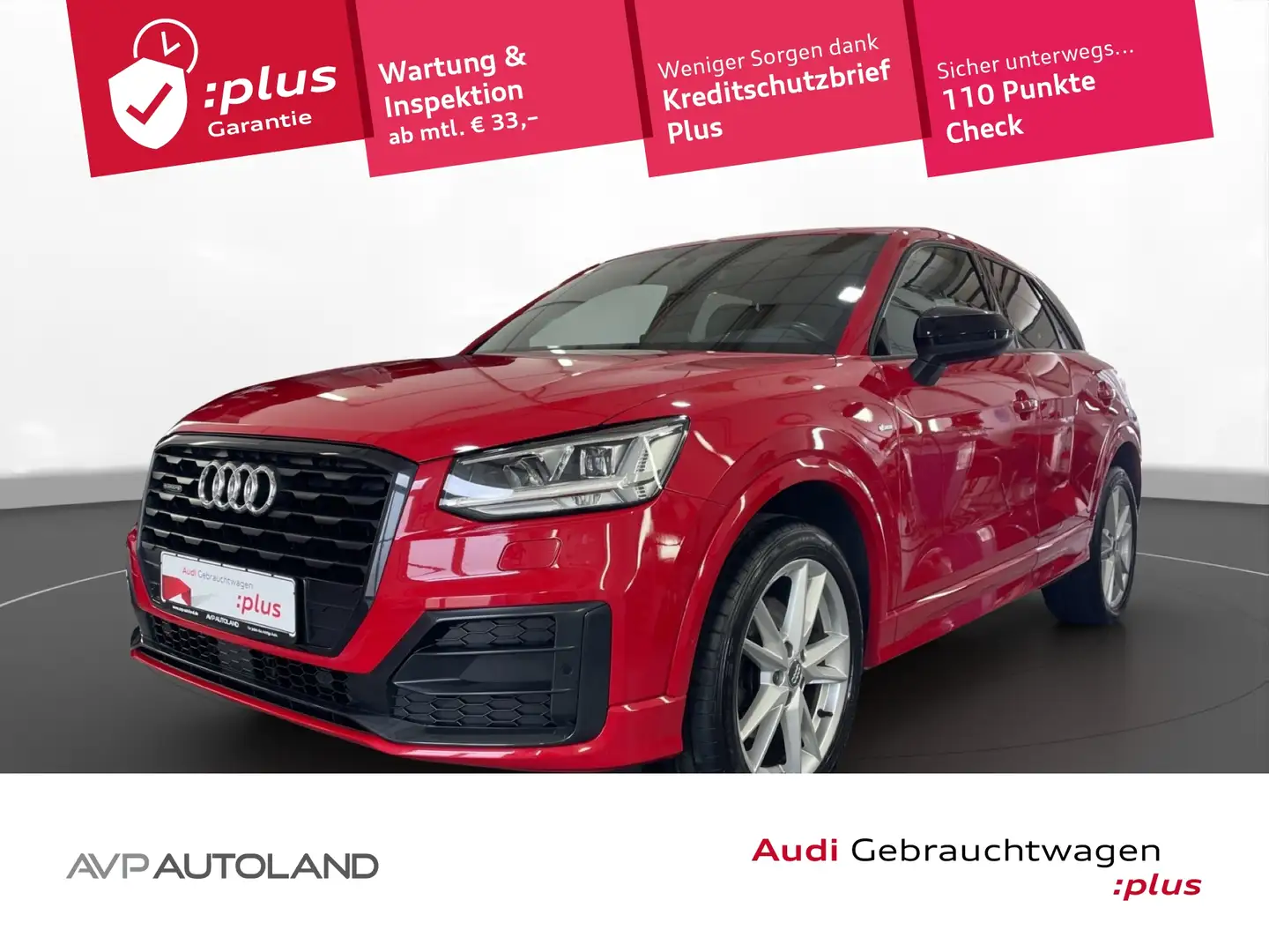 Audi Q2 35 TDI quattro Stronic sport Roşu - 1