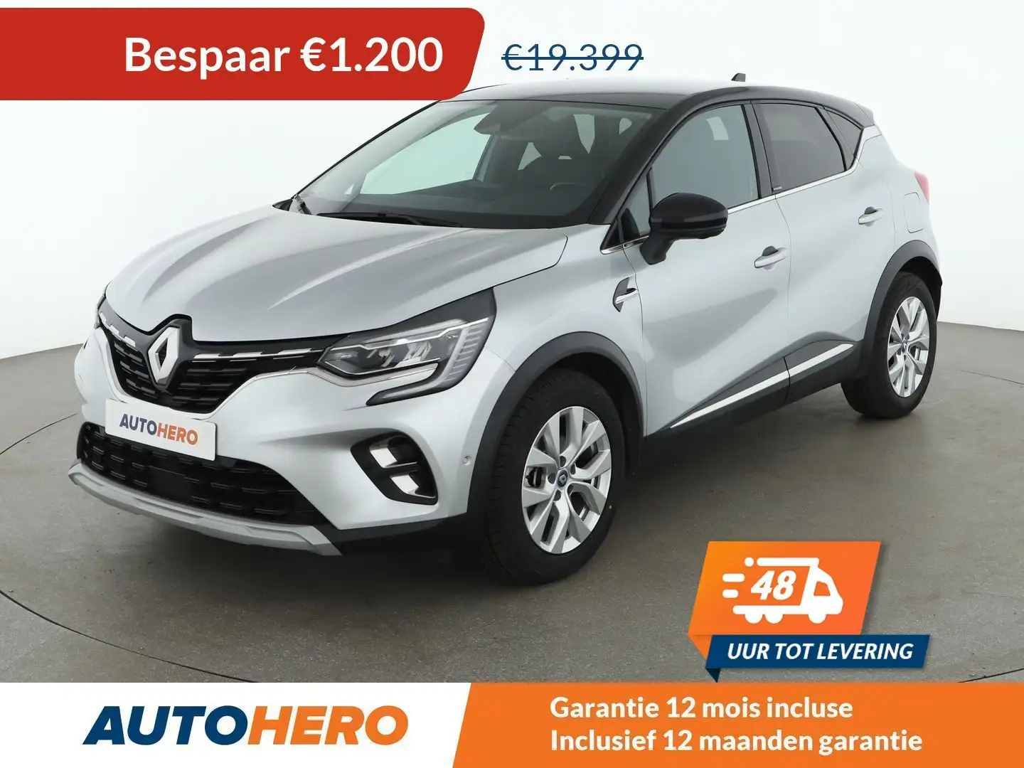 Renault Captur 1.6 E-Tech Hybrid Intens Grijs - 1