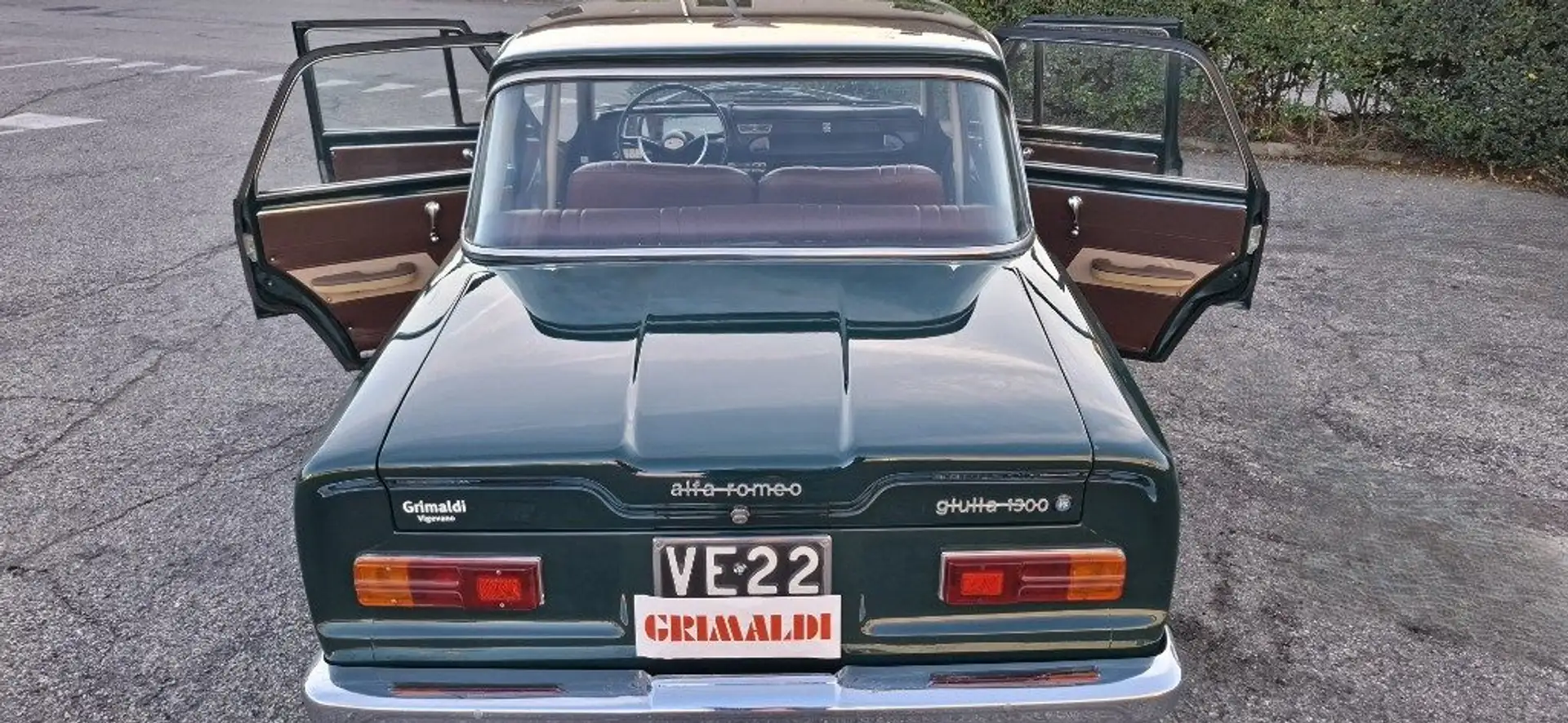 Alfa Romeo Giulia 1300 RESTAURATA TARGHE VENEZIA Verde - 2