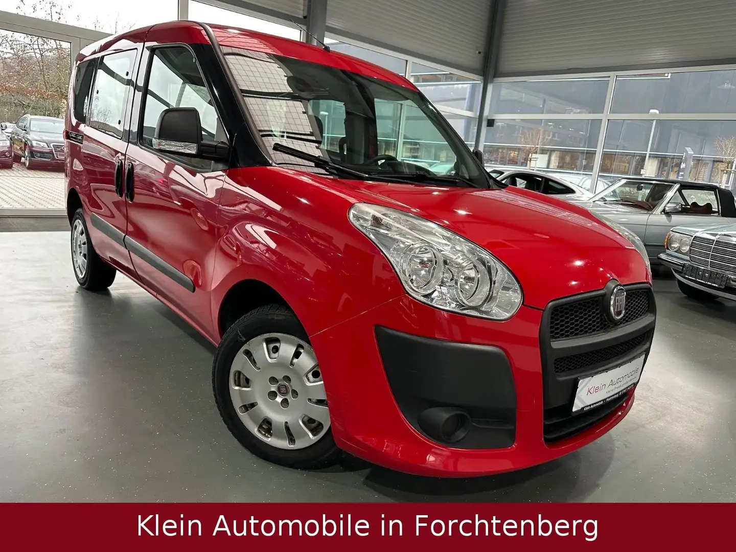 Fiat Doblo Pop Klimaanlage 2.-Hand 5-Sitzer 2xS-Türen Rot - 1
