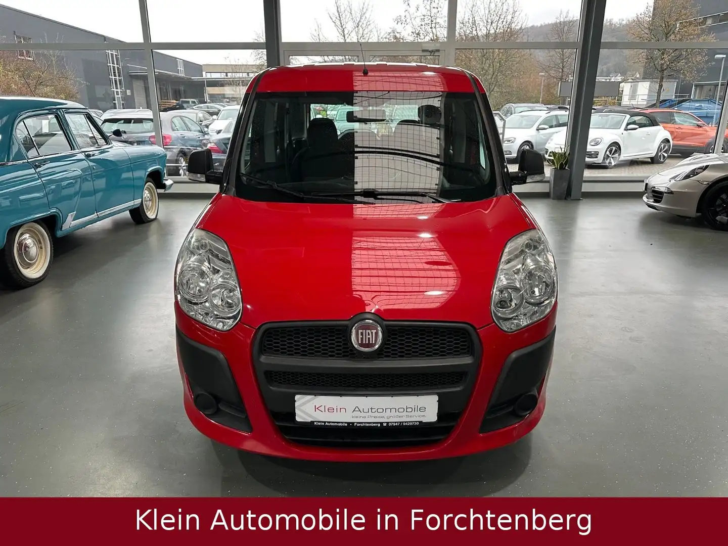 Fiat Doblo Pop Klimaanlage 2.-Hand 5-Sitzer 2xS-Türen Rot - 2