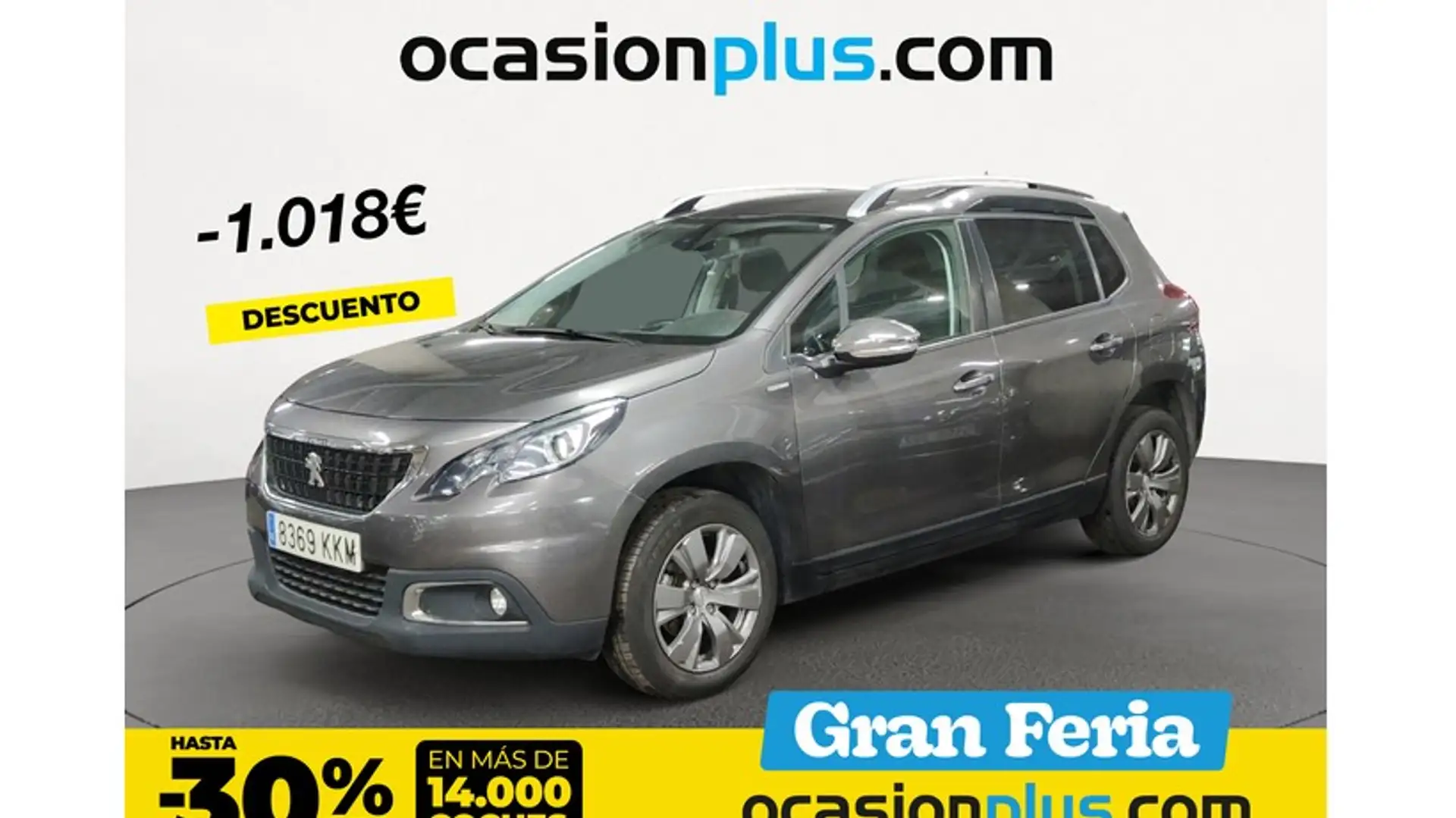 Peugeot 2008 1.6 BlueHDI Style 100 Grijs - 1