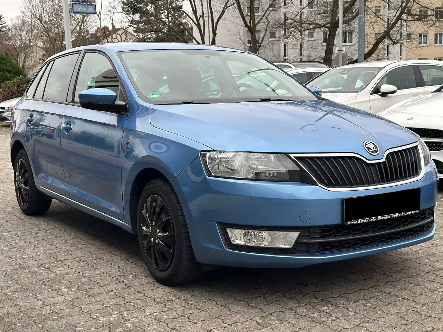 Skoda Rapid/Spaceback 1.6 TDI Spaceback * Sitzhzg / Klima / PDC Azul - 1
