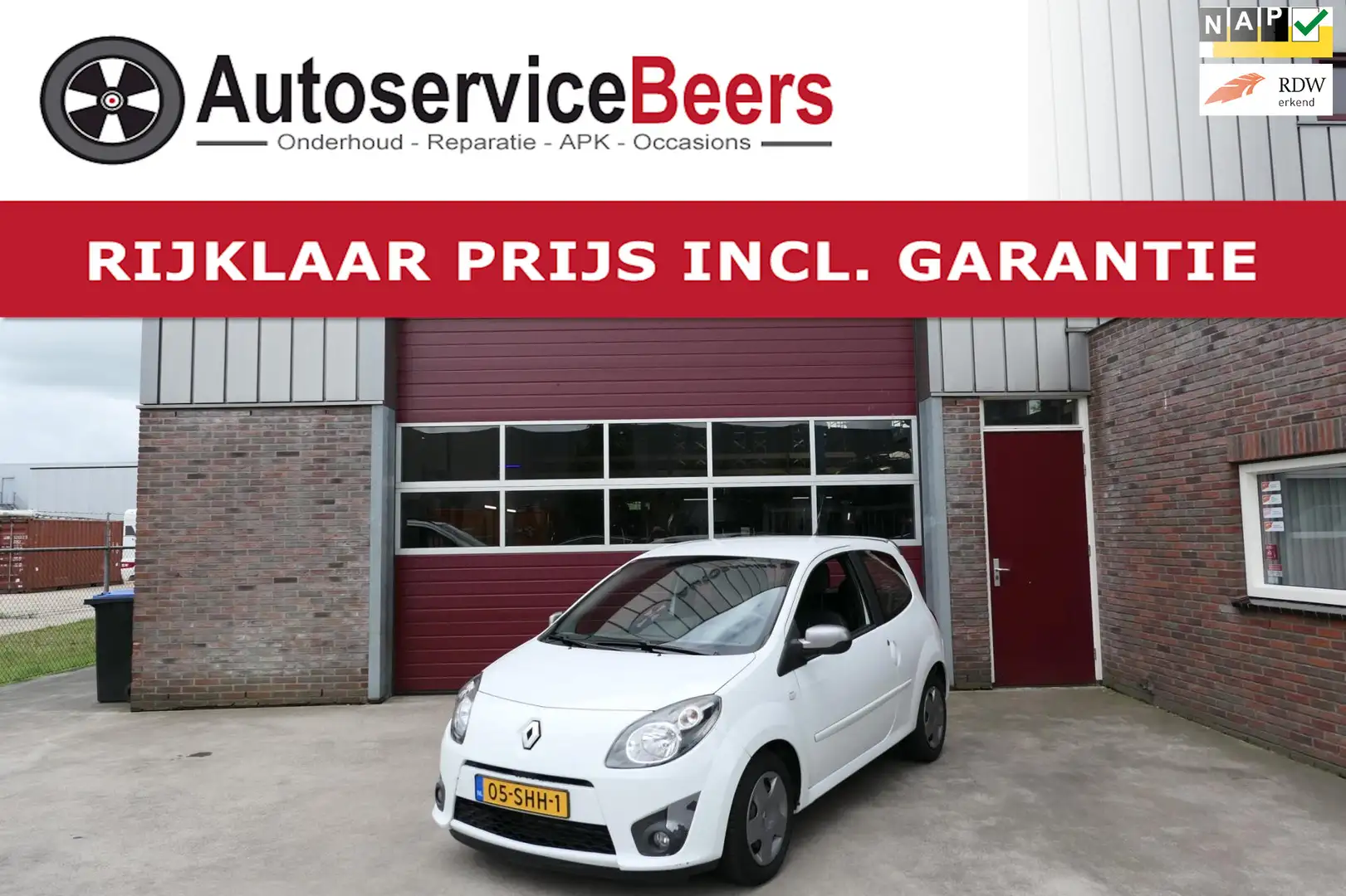 Renault Twingo 1.2-16V Night & Day, Airco, Cruise, Rijklaarprijs Wit - 1