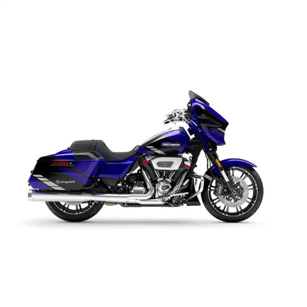 Harley-Davidson Street Glide FLHXSE CVO / STREETGLIDE Blauw - 1