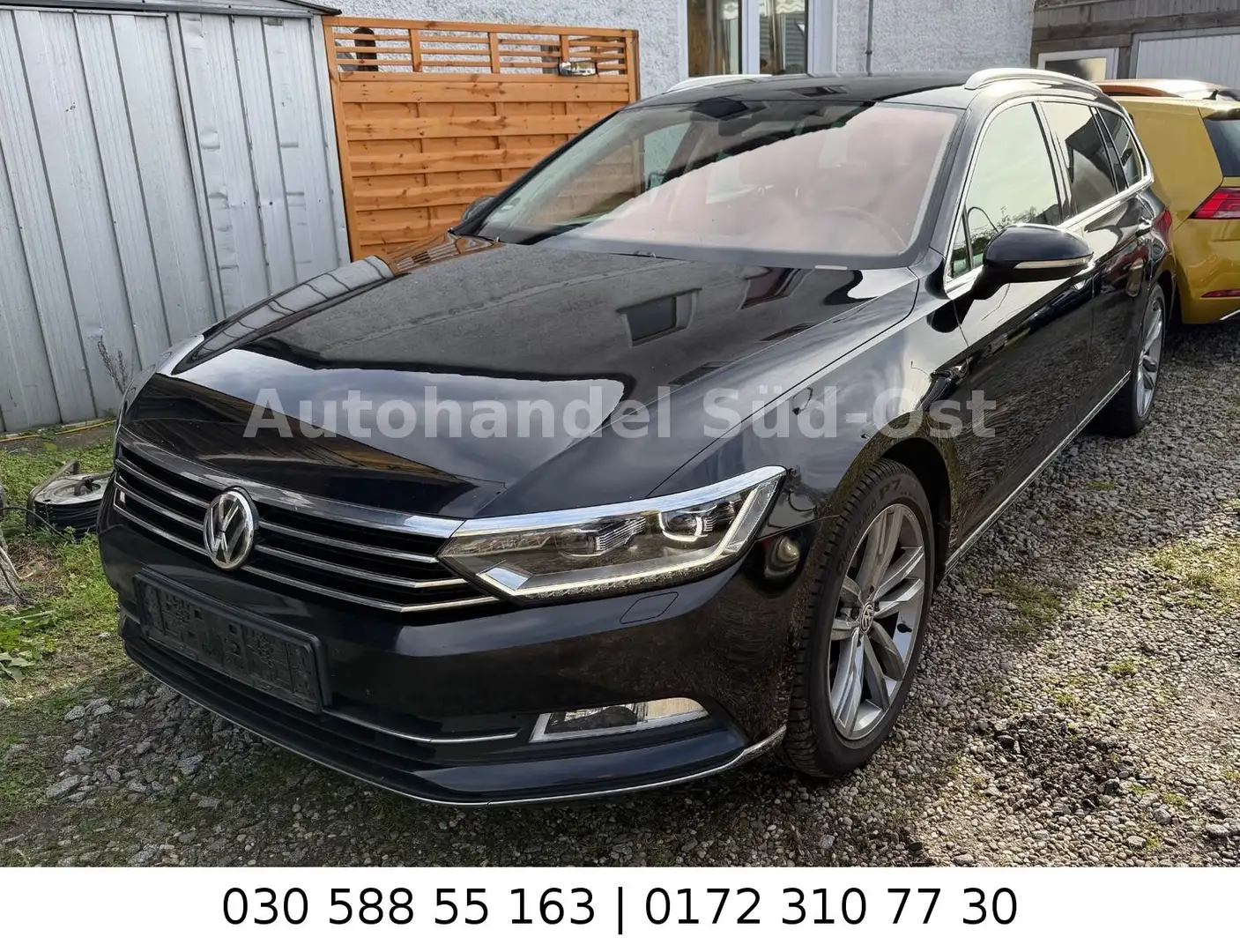 Volkswagen Passat Variant Highline Navi LED Leder ACC TopZu Negro - 1