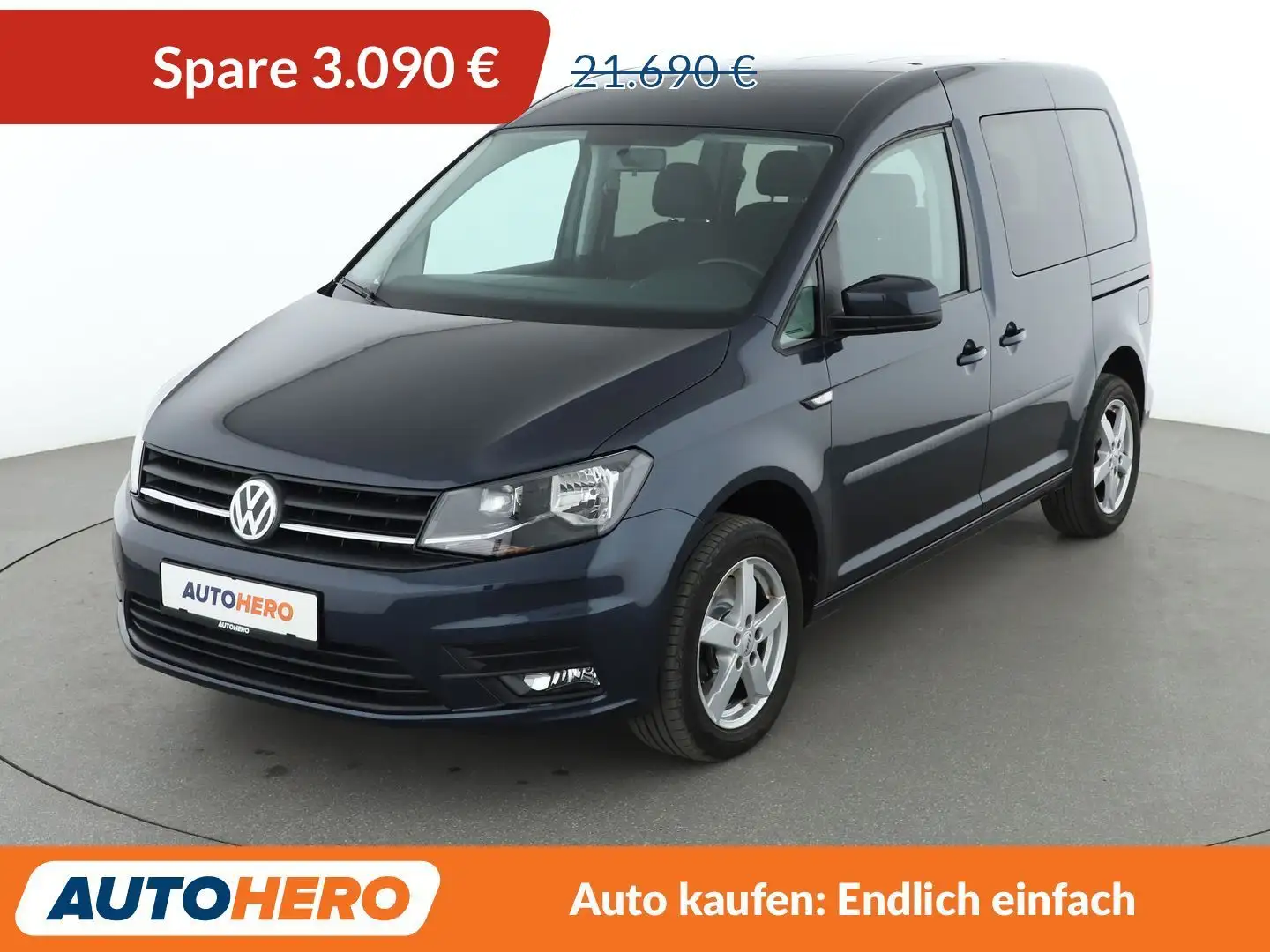 Volkswagen Caddy 1.4 TSI Trendline BMT *TEMPO*PDC*SHZ* Blau - 1