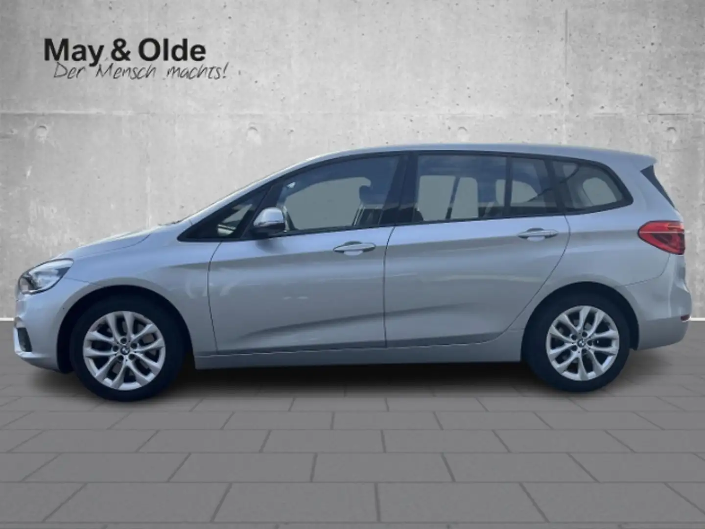 BMW 220 Gran Tourer i Aut. Advantage LED Navi HuD Silber - 2
