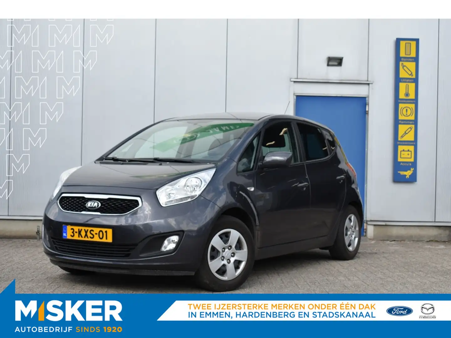 Kia Venga 1.4 CVVT 20th Anniv. Nav, Cam, winterbnd Gris - 1