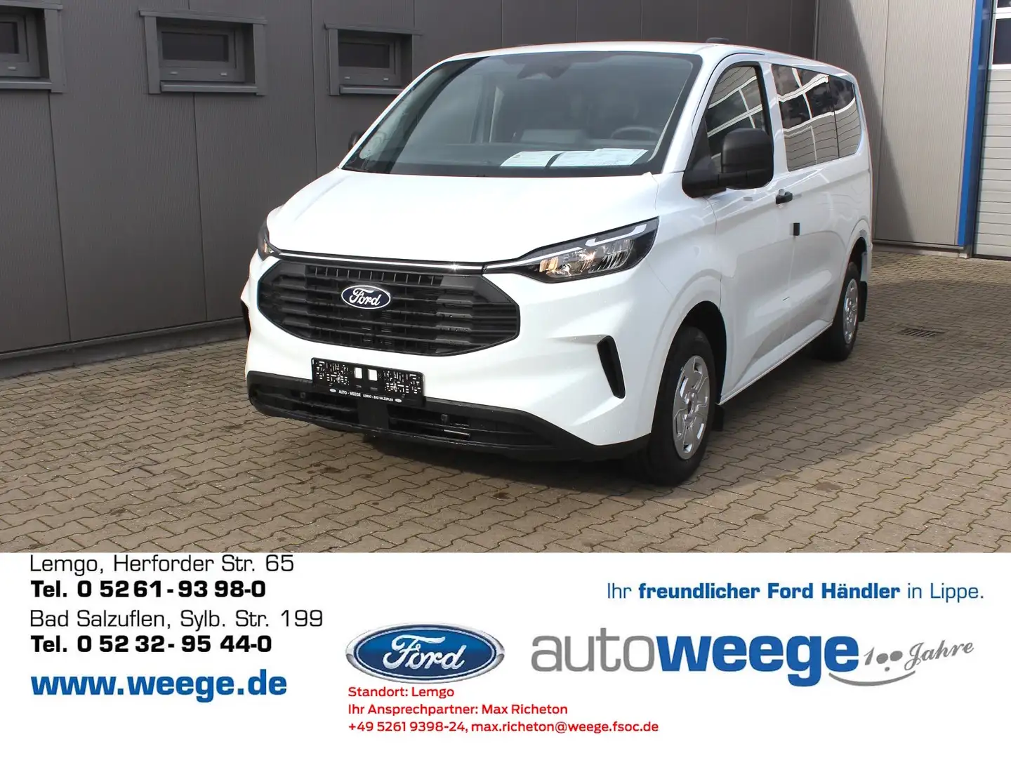 Ford Transit Custom 320 L2 FWD Trend Bianco - 1