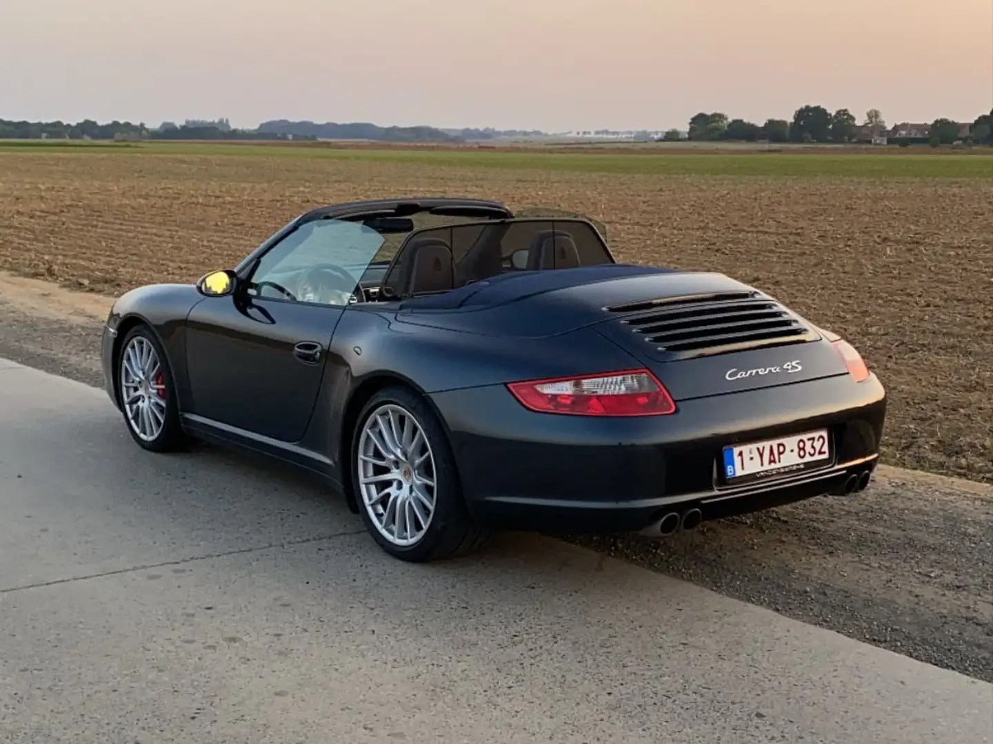Porsche 997 911 Carrera 4 S Cabriolet Tiptronic S Bleu - 1