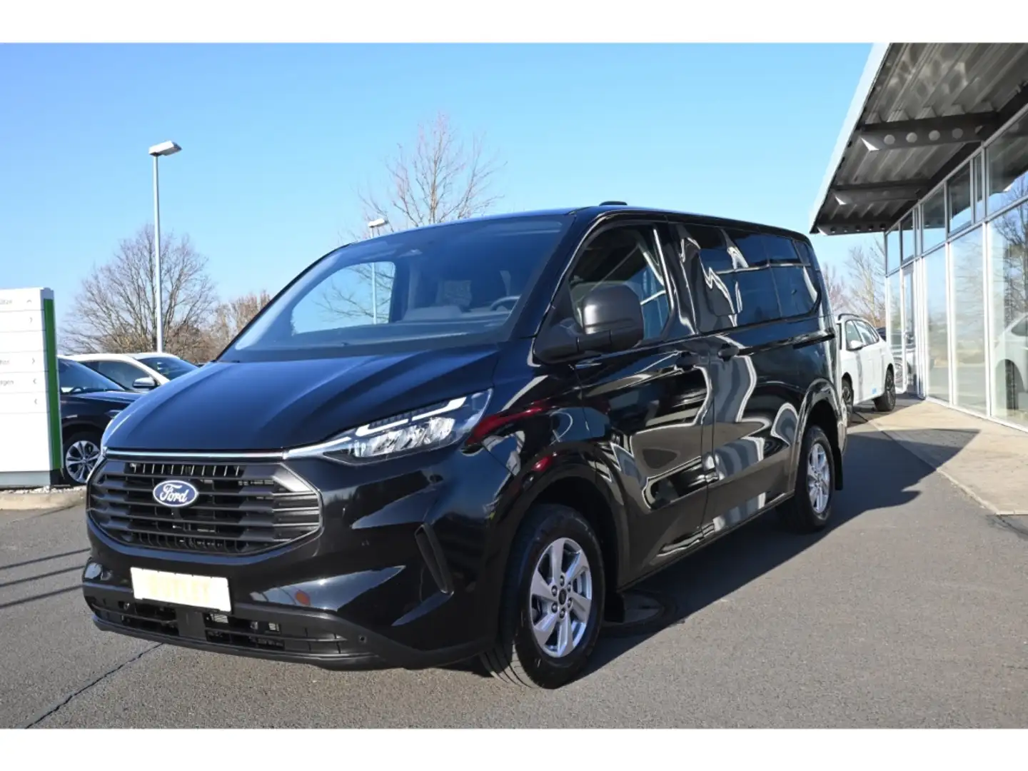 Ford Transit Custom Kombi 2.0 Navi LED ACC Klimaautom DAB LenkradHZG K Noir - 1