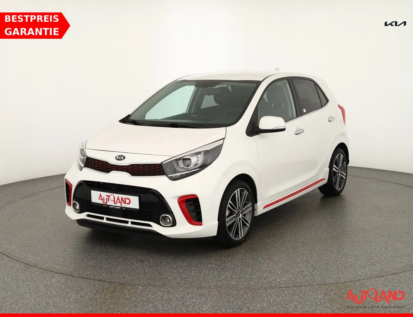 Kia Picanto 1.2 GT-Line Navi Kamera Leder Tempomat Bianco - 1