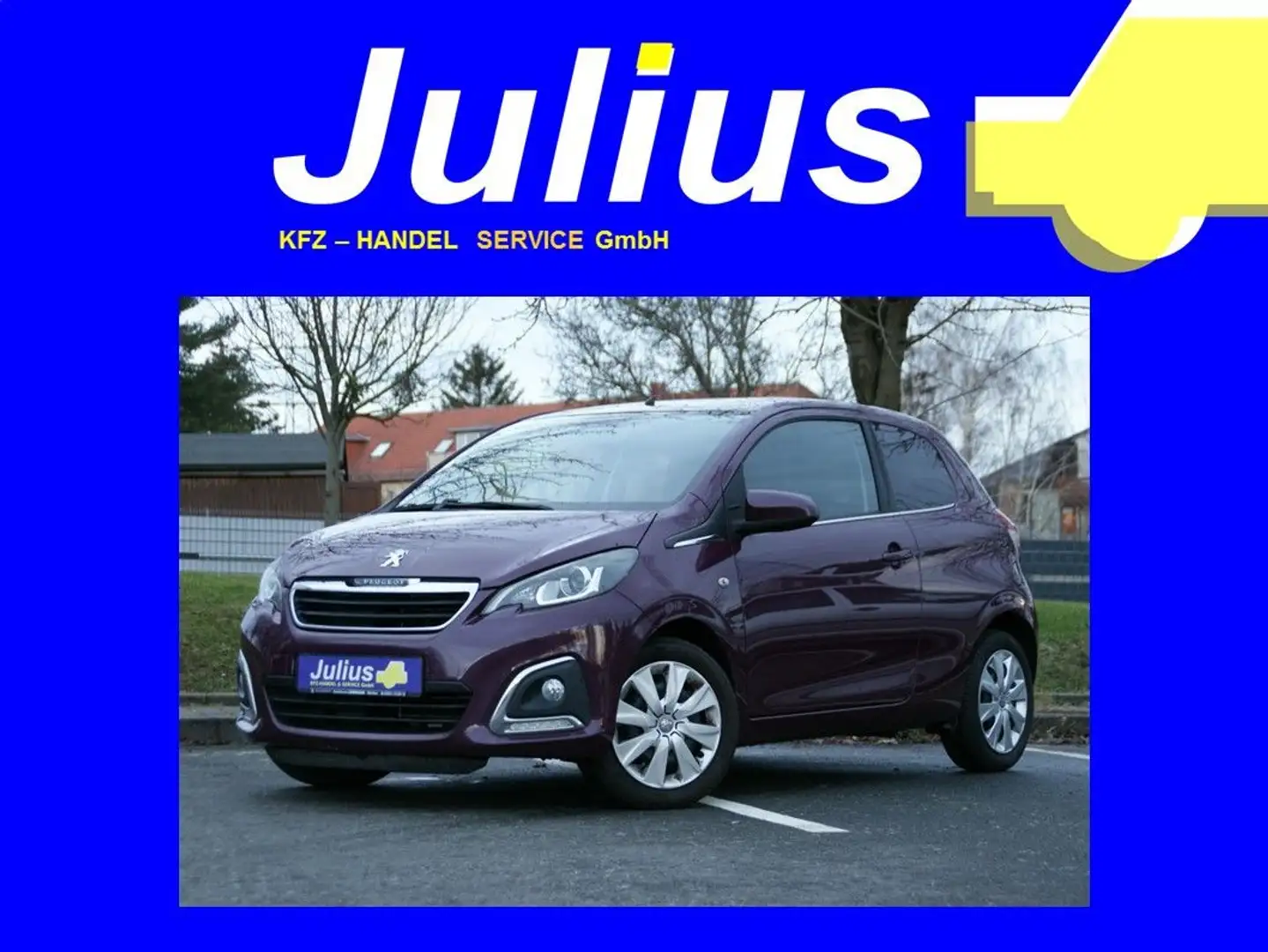 Peugeot 108 Allure SHZ/TFT/TEMPOMAT Fialová - 1