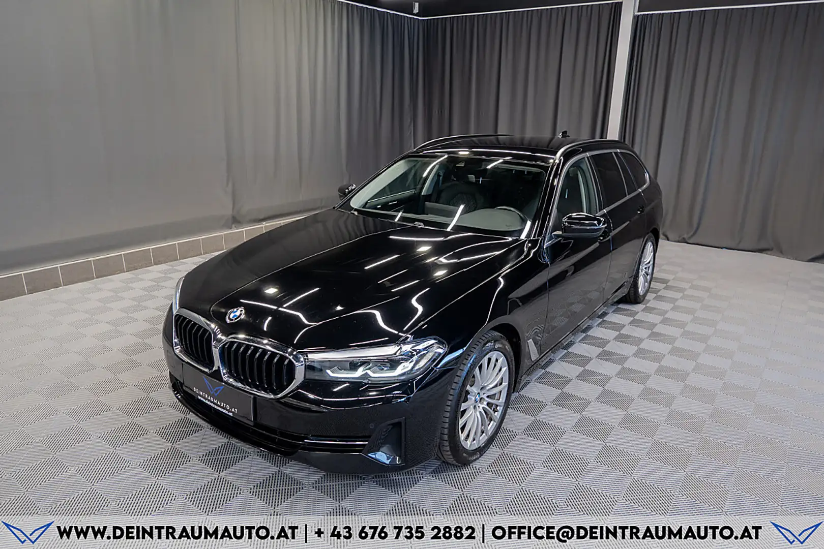 BMW 520 d 48 V Touring Aut.*M-LENKRAD*R-KAMERA*1.BESITZ... Schwarz - 2
