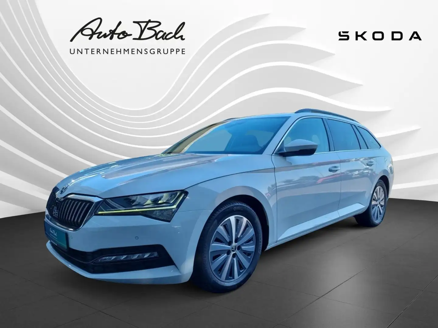 Skoda Superb Combi Ambition 2.0 TDI Weiß - 1