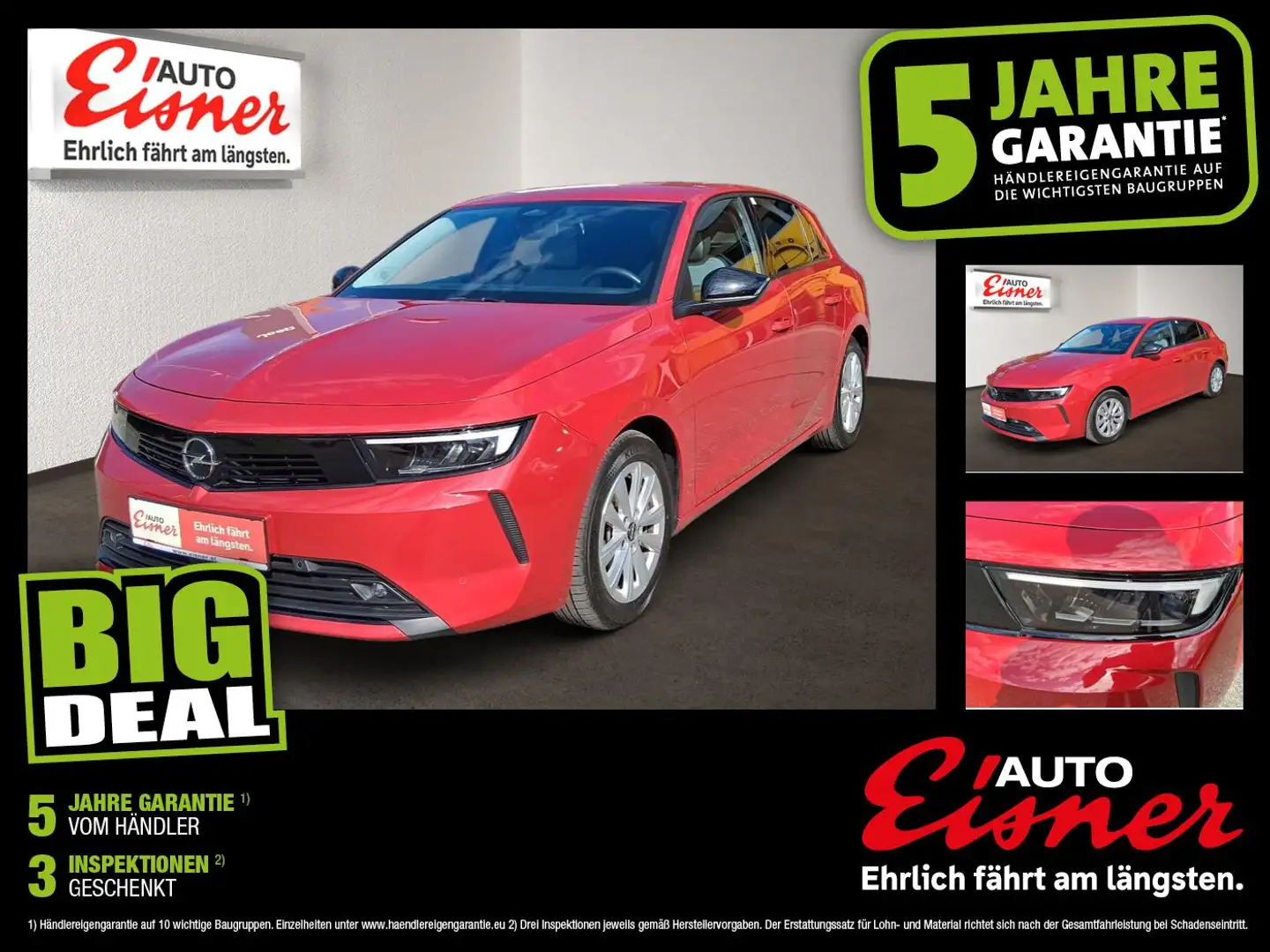 Opel Astra L 1.2 Turbo Business Edition Rot - 1