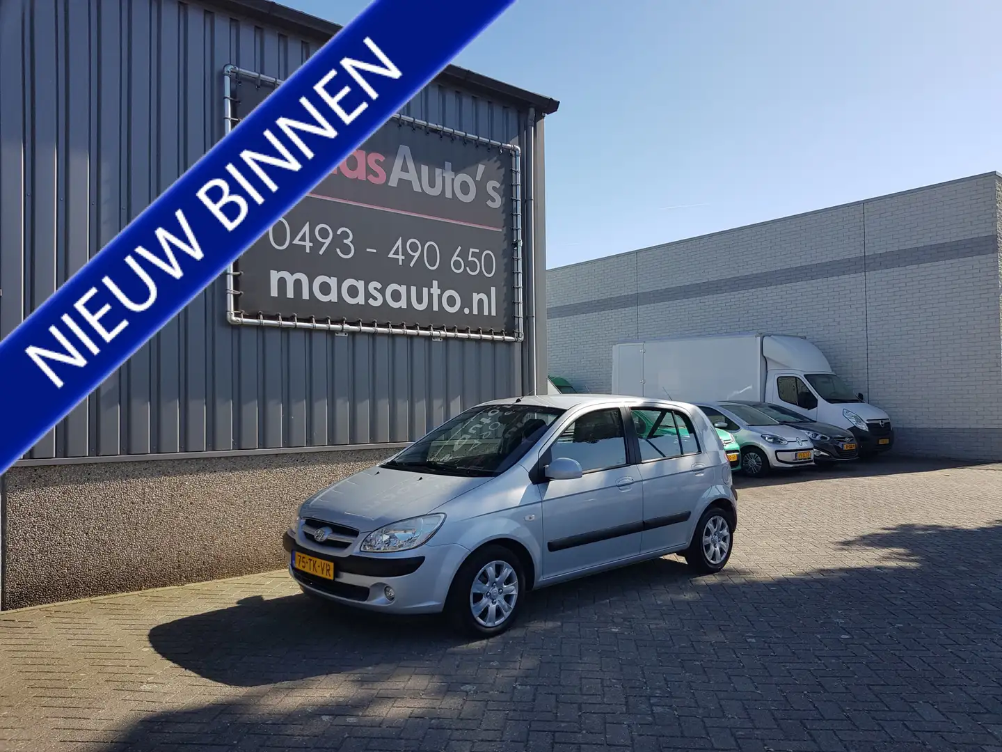 Hyundai Getz 1.4i Dynamic 5 deurs airco parkeersensoren i.z.n.s Gris - 1