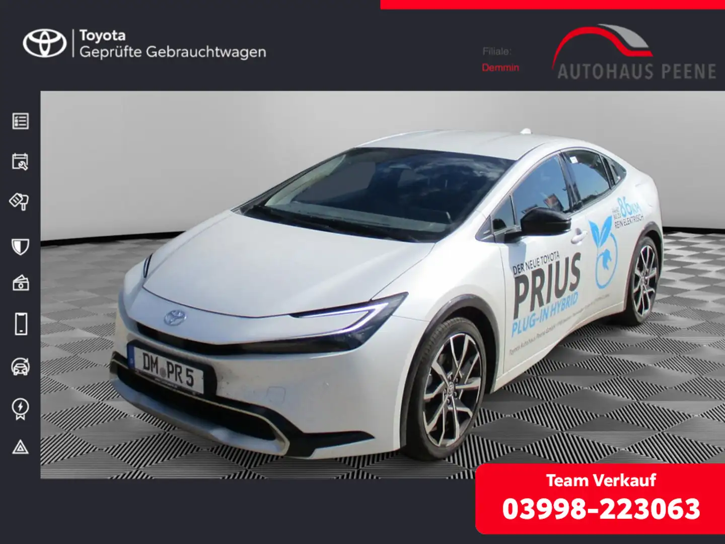 Toyota Prius 2.0 Plug-in Hybrid Executive MATRIX-LED Weiß - 1