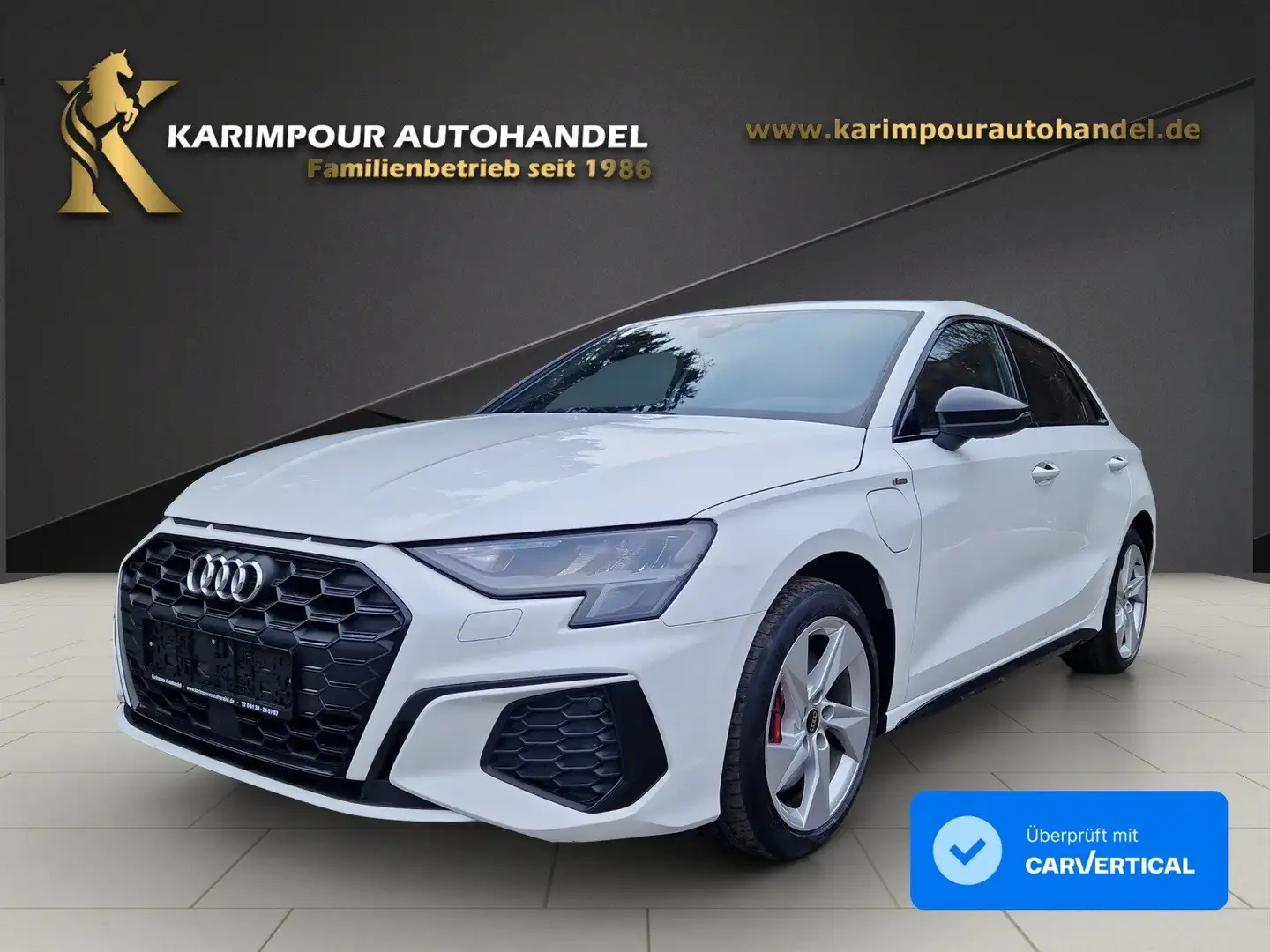Audi A3 Sportback 45 TFSI e S line *Nav*245PS*EU6d* Blanc - 1